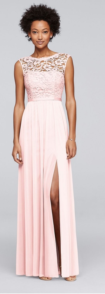 David's Bridal bridesmaid dress